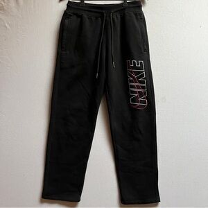 Nike Men’s Black Logo Fleece Jogger Pants Sz L